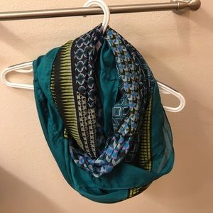 Patterned infinity scarf